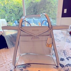 MK CLEAR BOLD BAG